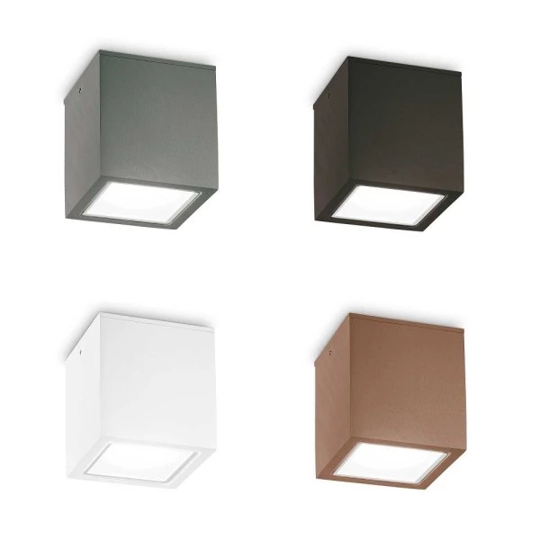 Square ceiling lamp in 4 colors