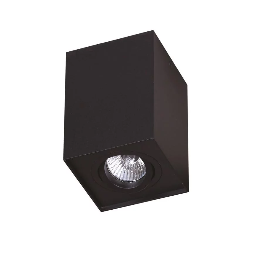 Maxlight Basic Square ceiling lamp black