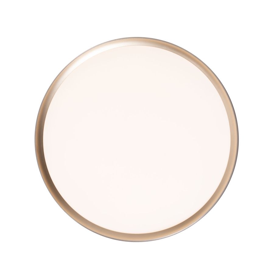 Ceiling lamp gold inside, black outside
