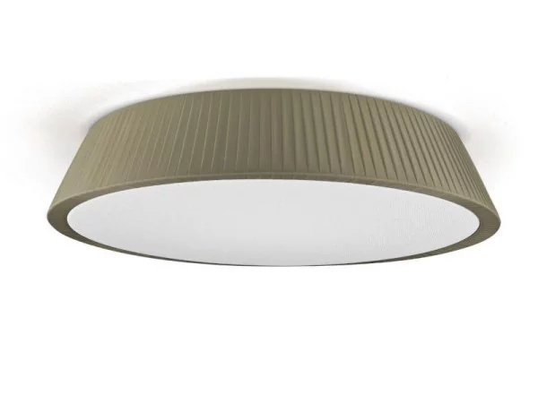 Stoff Deckenlampe Fresh in Olivgrün Stoff Deckenlampe Fresh in Olivgrün