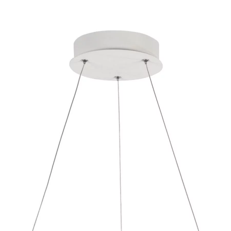 Maytoni Nola LED pendant light ring 100cm white