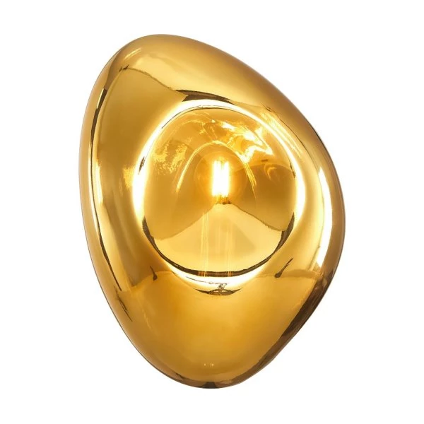 Maytoni glass wall lamp Mabell gold