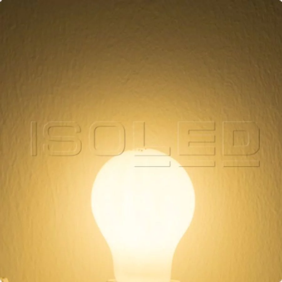 E27 LED bulb milky 8W warm white dimmable