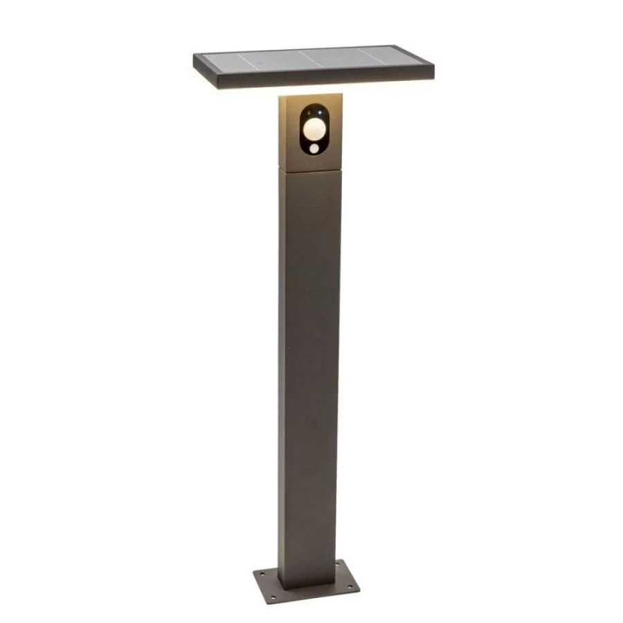 Solar LED pedestal lamp Ariane with sensor 60cm