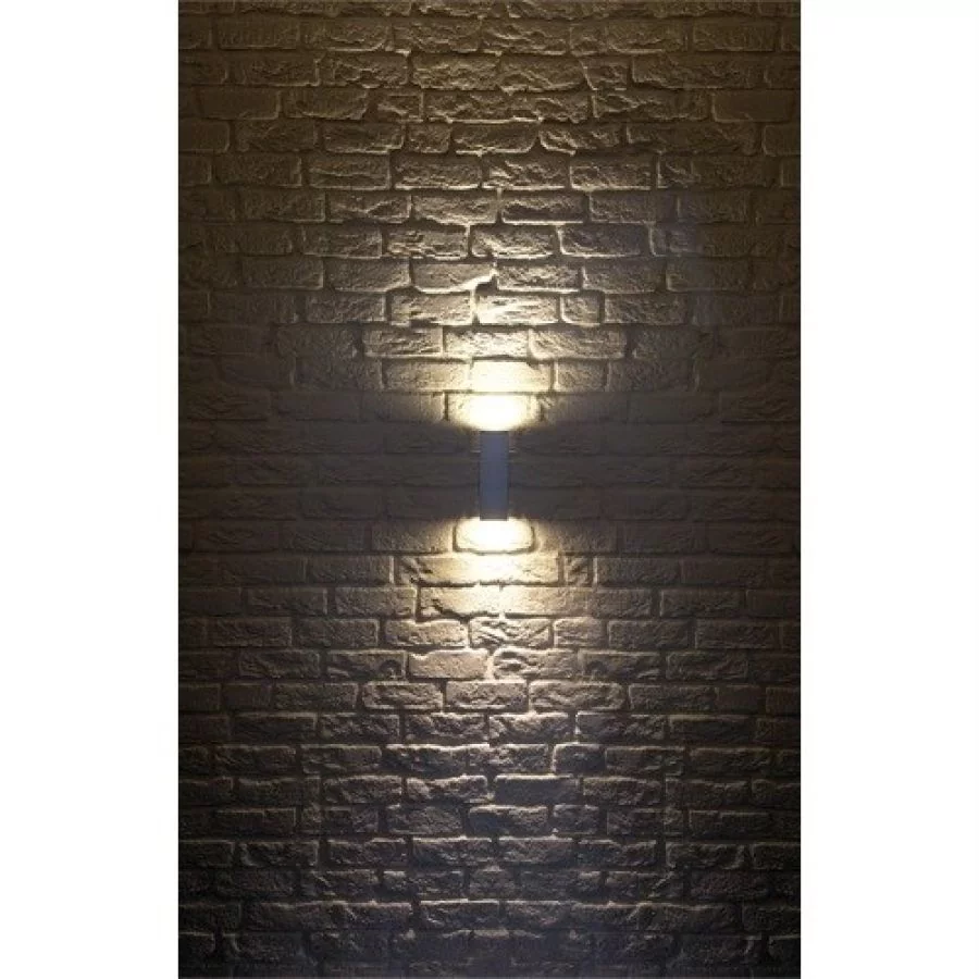 Wall lamp shines up and down