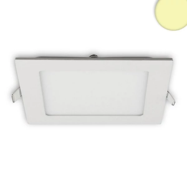 Flat LED downlight square dimmable 9W white