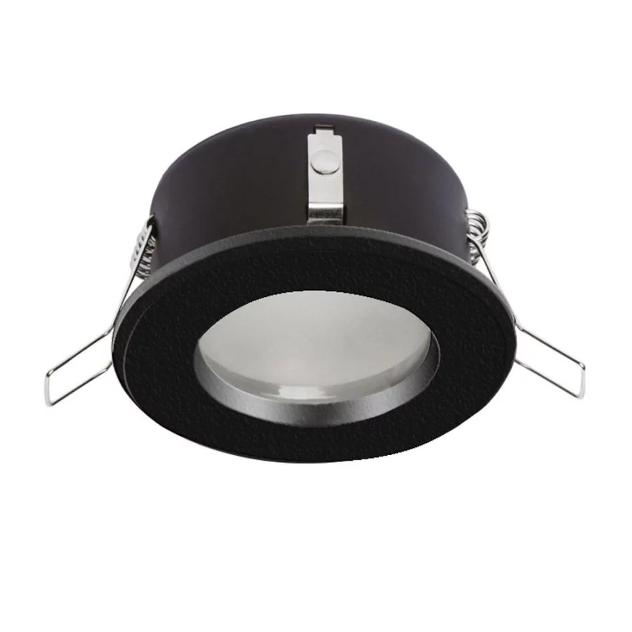 Recessed luminaire for outdoor in white glossy