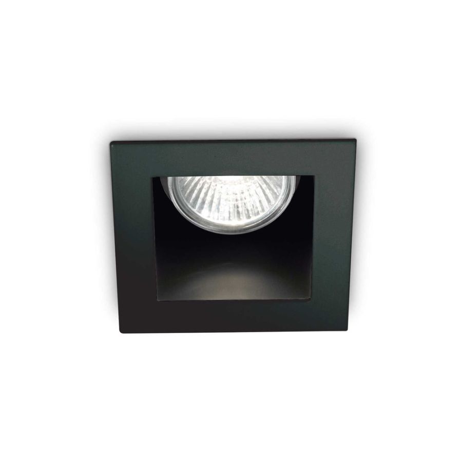 Quadratischer Einbaustrahler Funky in schwarz