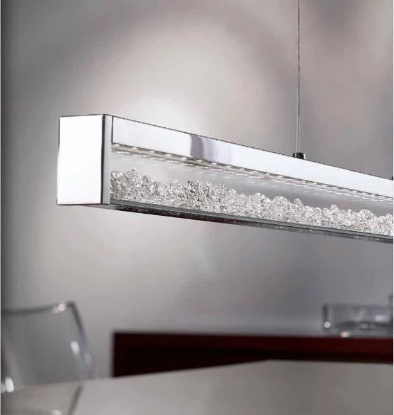 Crystal LED pendant lamp Cardito dimmable