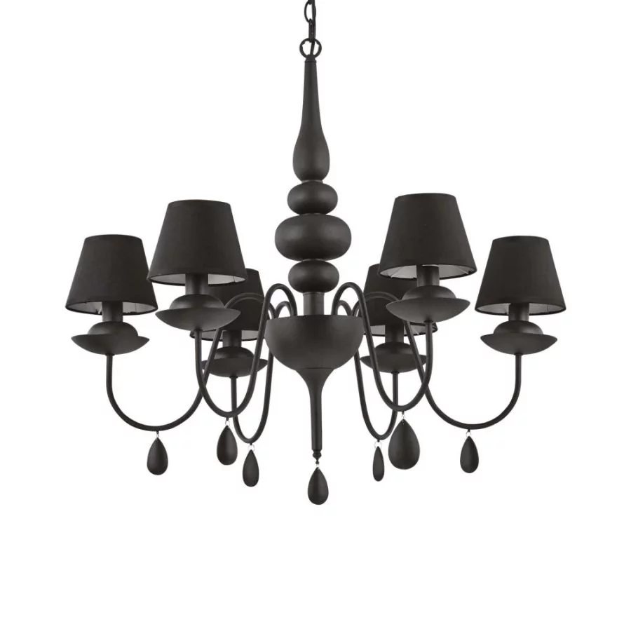 Ideal Lux Blanche chandelier antique SP6