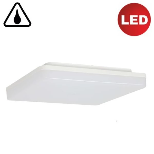 Flat square LED ceiling lamp Disk-Q