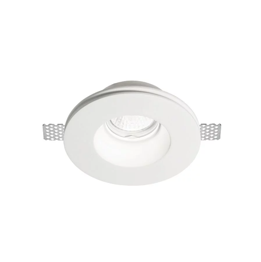 Ideal Lux Samba Round gypsum downlight D74