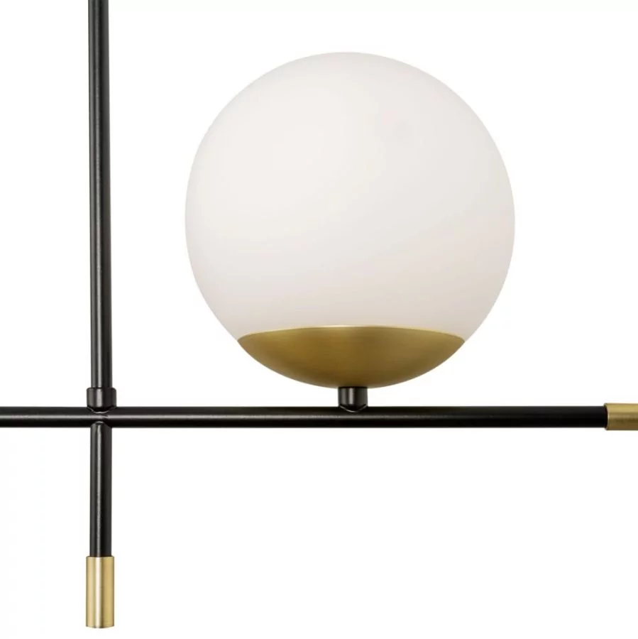 Maytoni Nostalgia pendant lamp sphere opal glass 2-flames