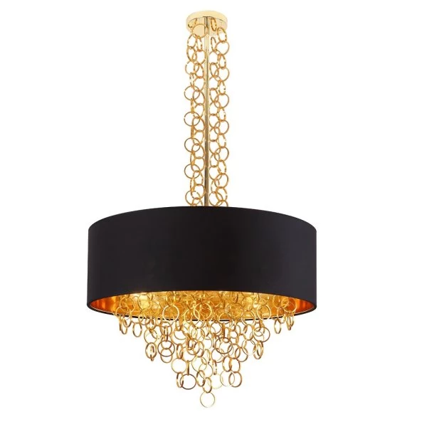 Maxlight Crown hanging lamp black gold