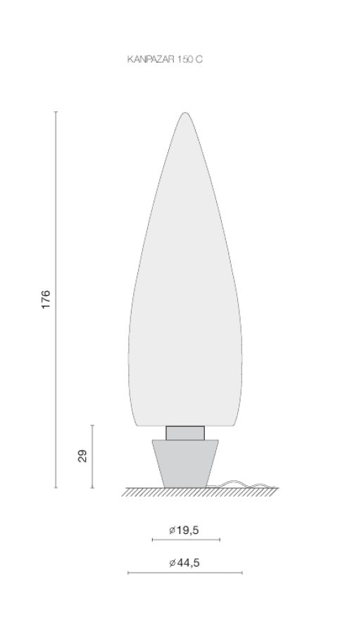 B.lux Kanpazar floor lamp 150C portable