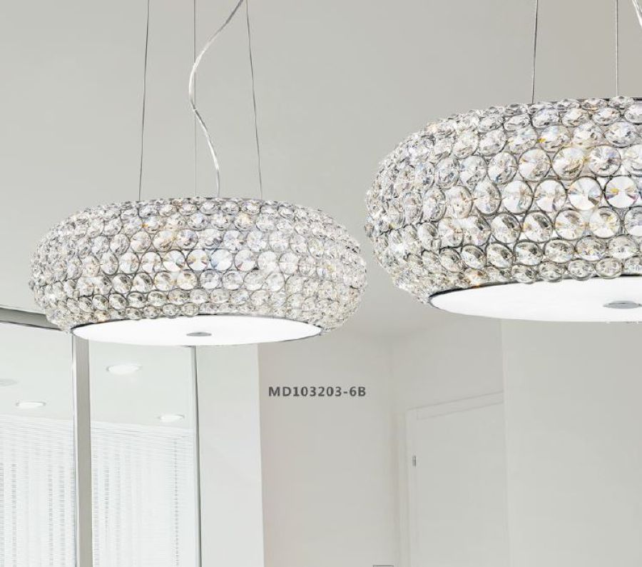 Illuminati crystal pendant lamp Star