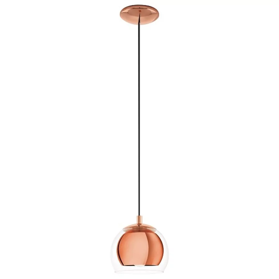 Globe pendant lamp Rocamar copper