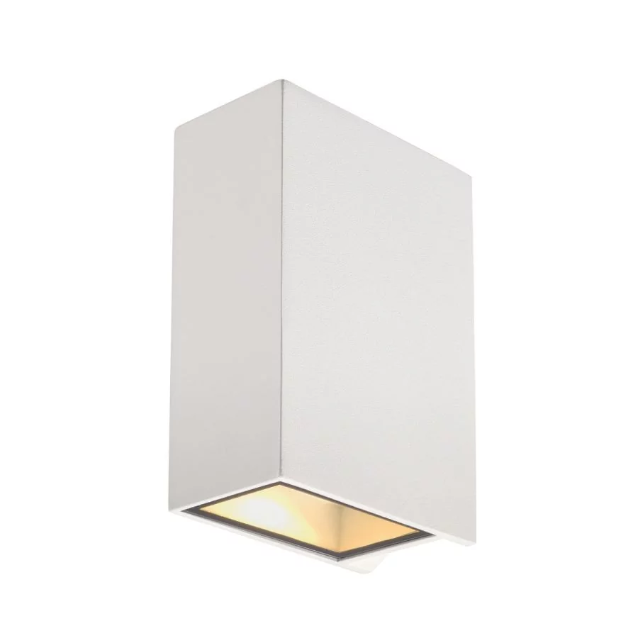 Wall lamp for indoor and outdoor use in white