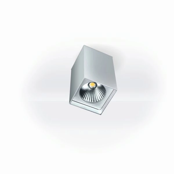 LED Deckenwürfel Spacetube IP54 in silber