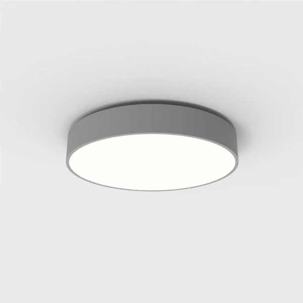LED ceiling lamp ohelia in silver Ø:42cm