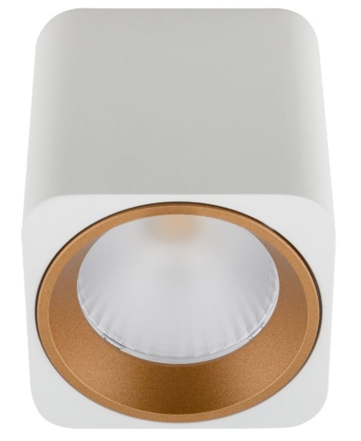 Maxlight LED ceiling spotlight white Tub square