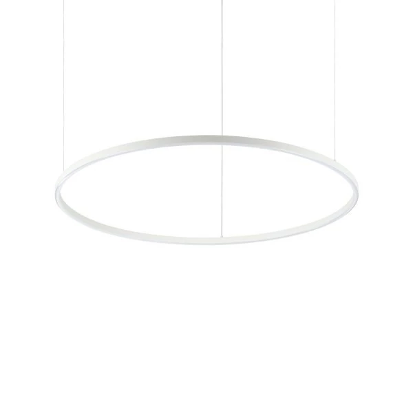 White ring hanging lamp Oracle Slim Ø:90cm