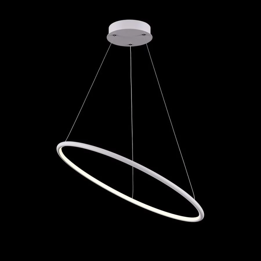 Maytoni Nola LED pendant light ring 100cm white