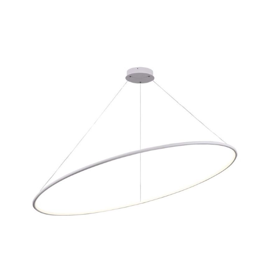 Maytoni Nola LED pendant light ring 100cm white