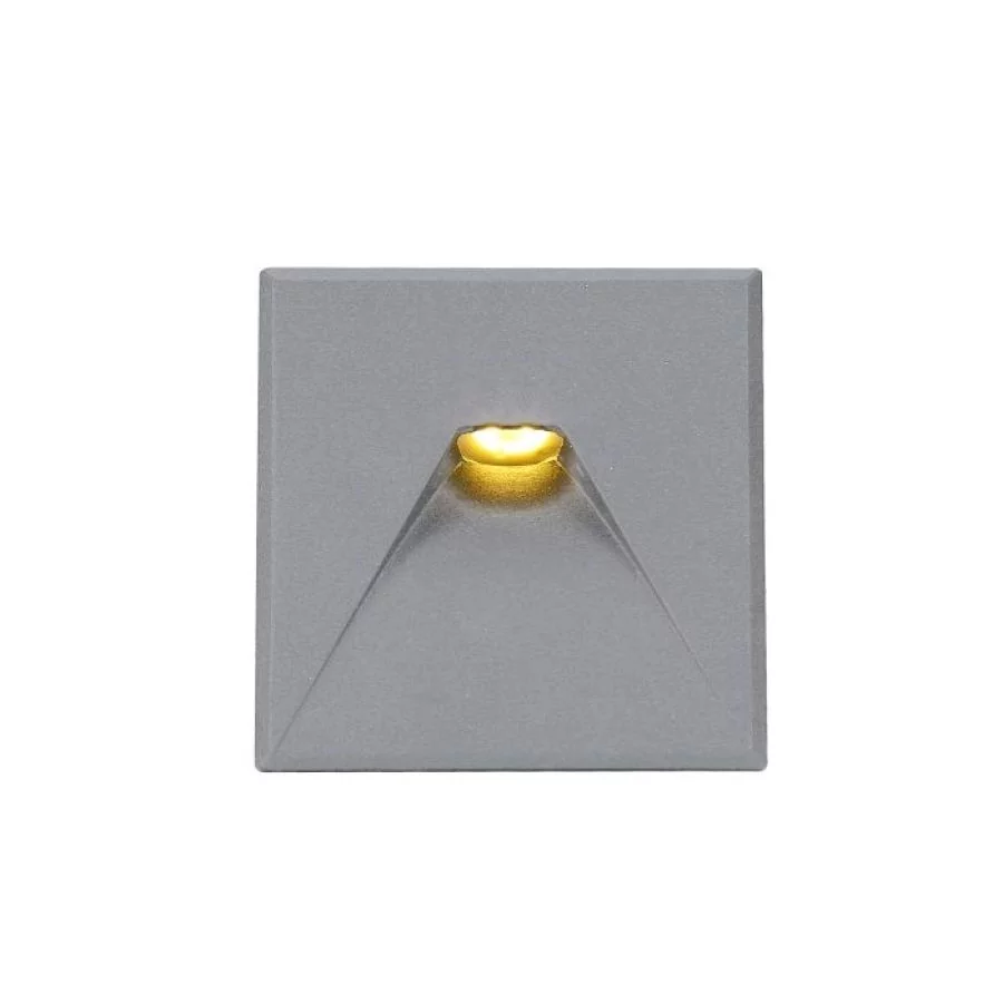 LED recessed wall light Wall 24V square 2, IP44, excl. driver