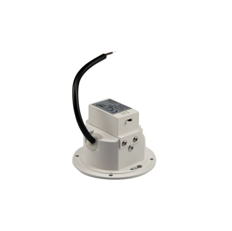 Sys wall 230V LED recessed wall lamp round 1, IP44