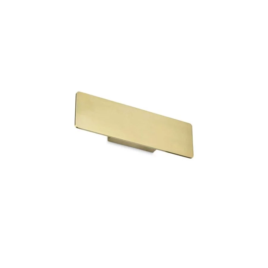 Brushed gold LED wall light