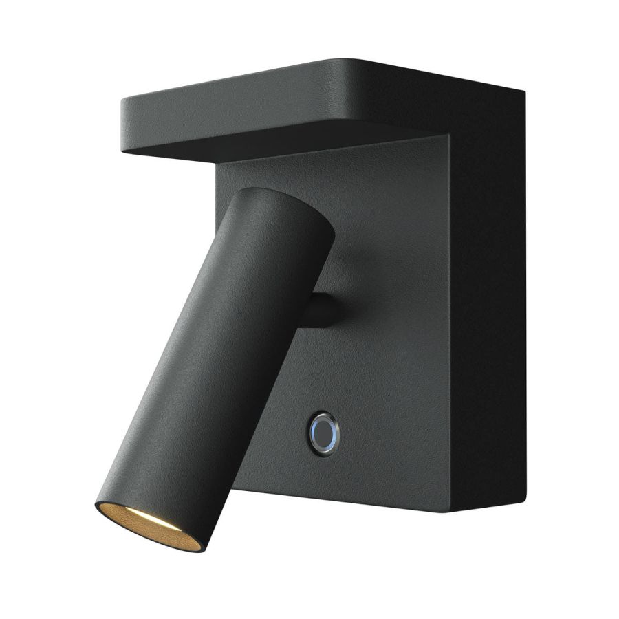 Maytoni Aron bed reading light black wireless charger