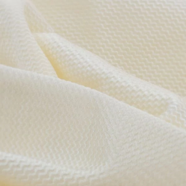 Elastic fabric in cream