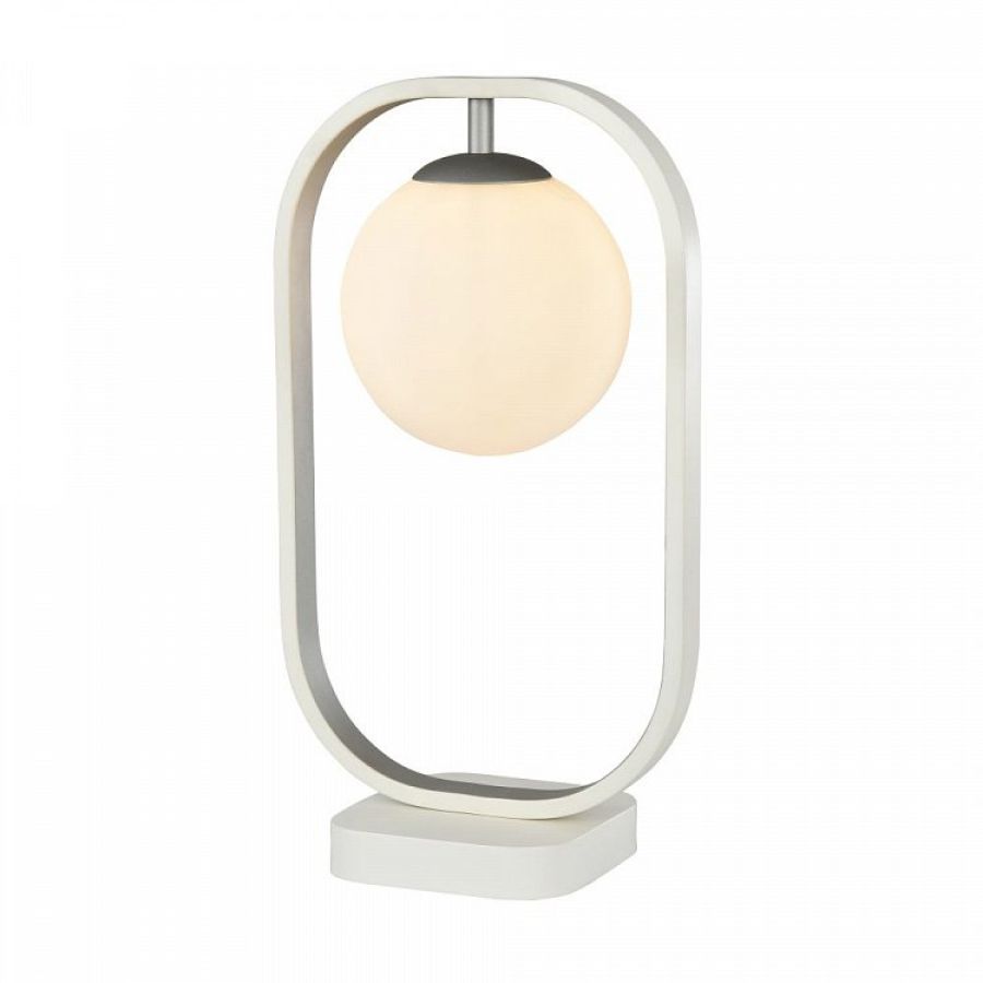 Maytoni table lamp Avola white with silver on