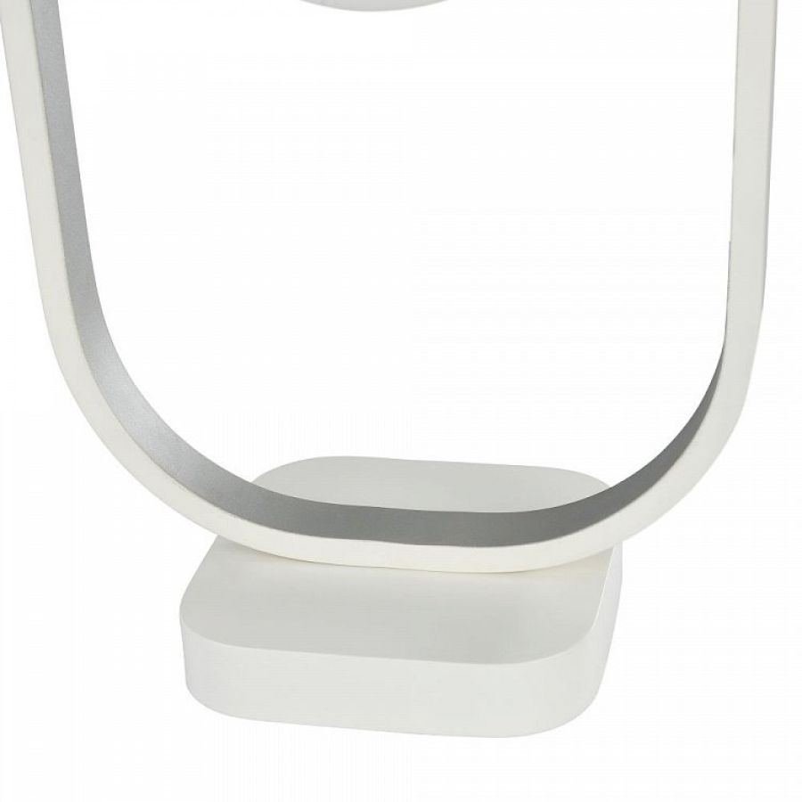 Maytoni table lamp Avola white with silver detailed