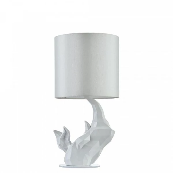 Moderne Schirm Tischlampe Nashorn von Maytoni in weiß