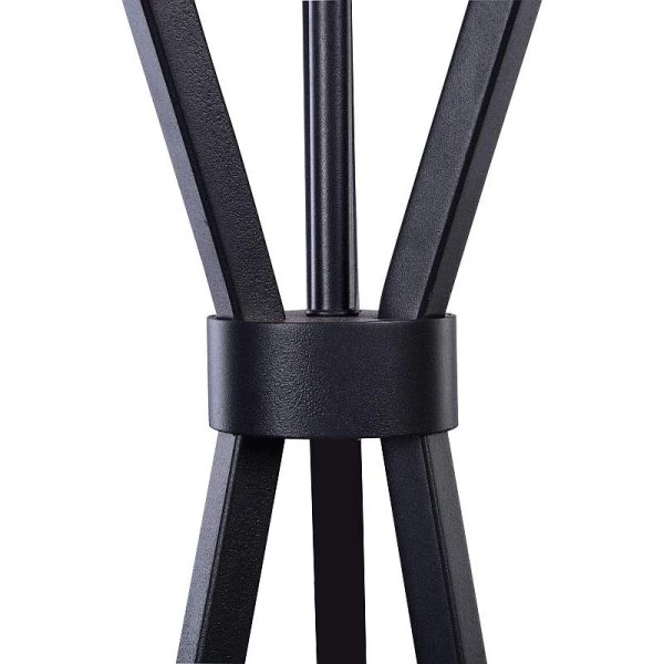 Dreibeinige Stehlampe Toronto von Maytoni mit schwarzen Metallfuß