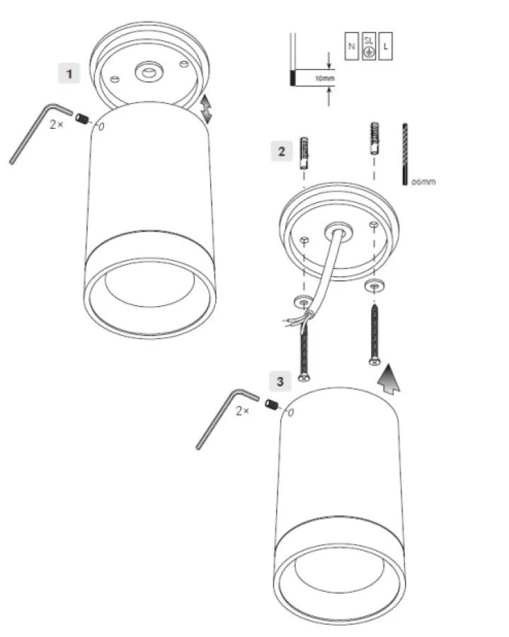 Montageanleitung Spacetube IP54