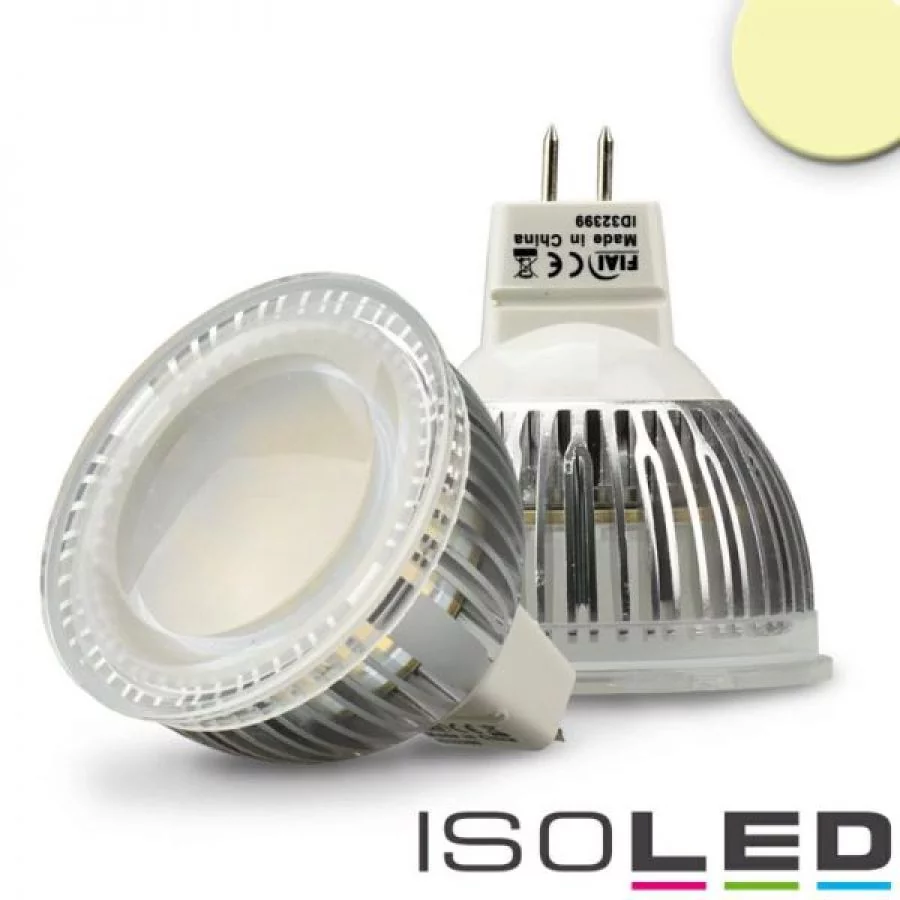 MR16 LED glass spot 12V 6W 120° warm white