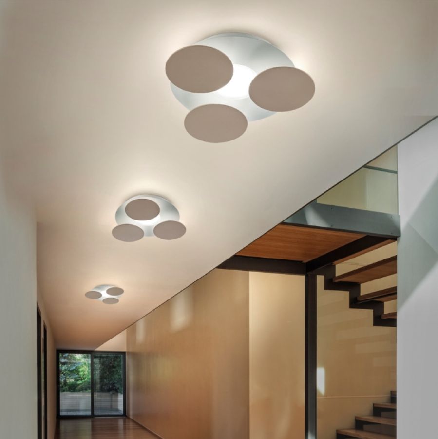 Braga LED ceiling lamp Nuvola PL45