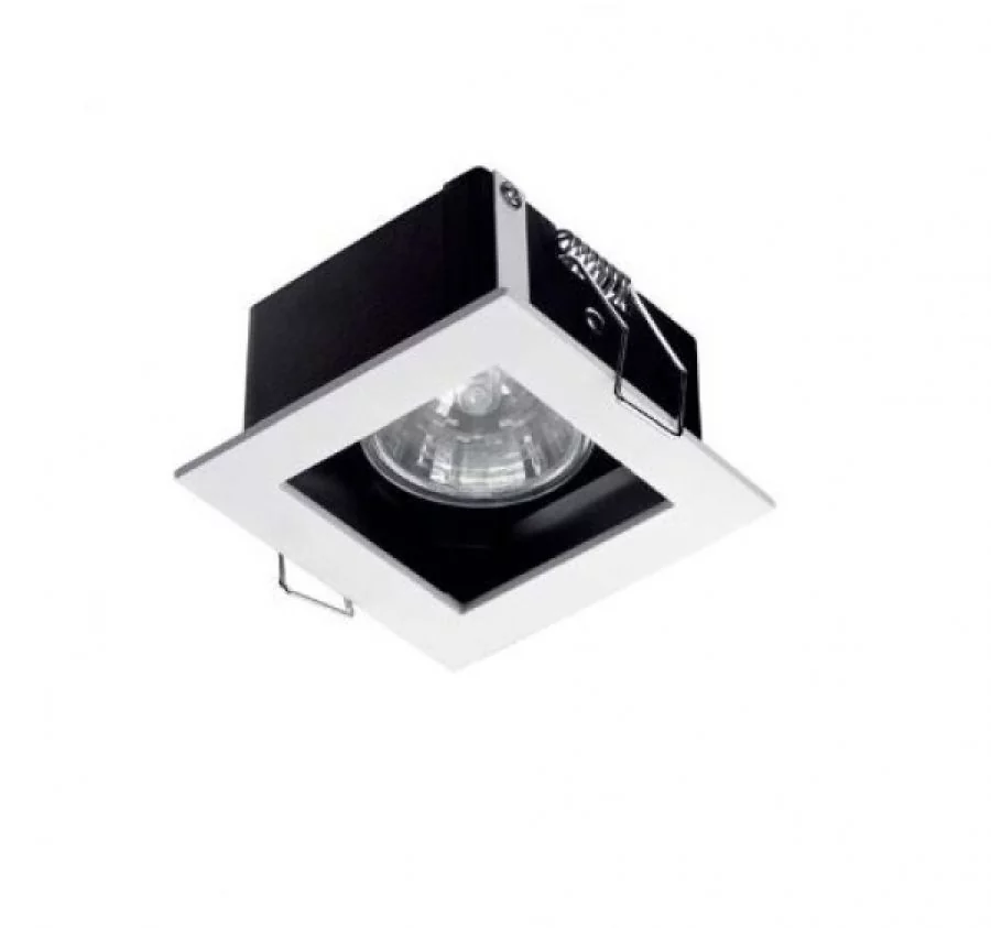 Onok 186 recessed spotlight nickel brushed