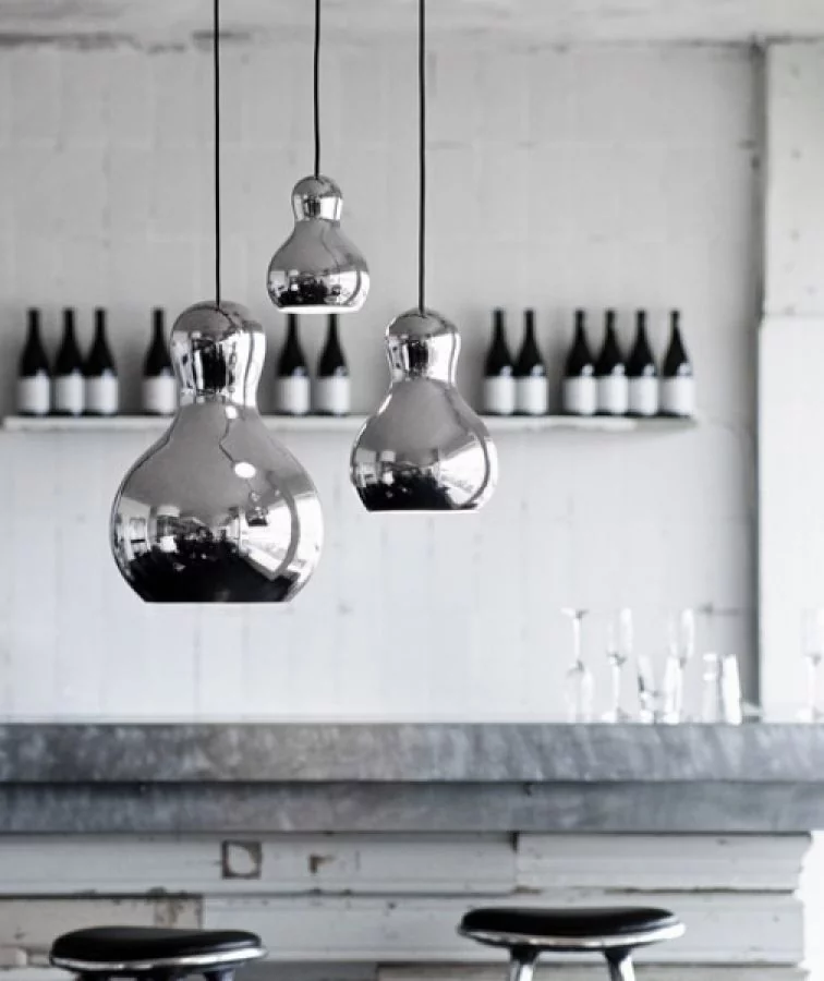 Lightyears Calabash pendant light silver