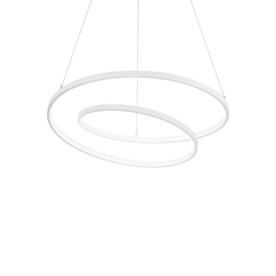 Ideal Lux Oz LED pendant light white dimmable