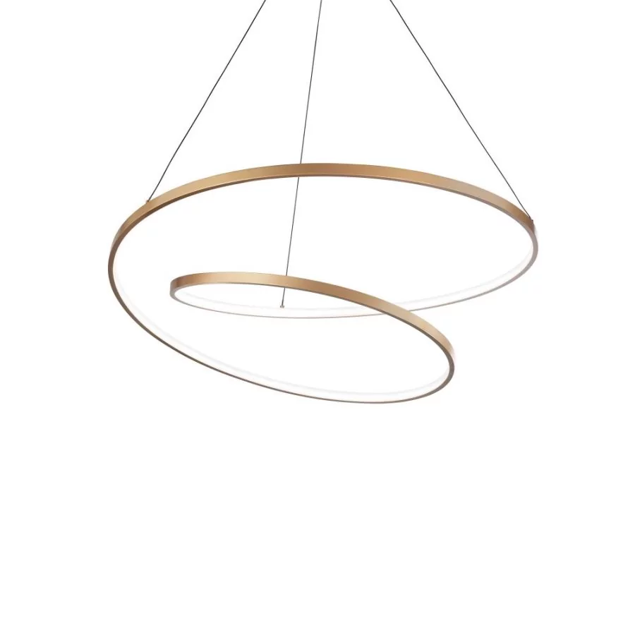 Ideal Lux Oz pendant light gold