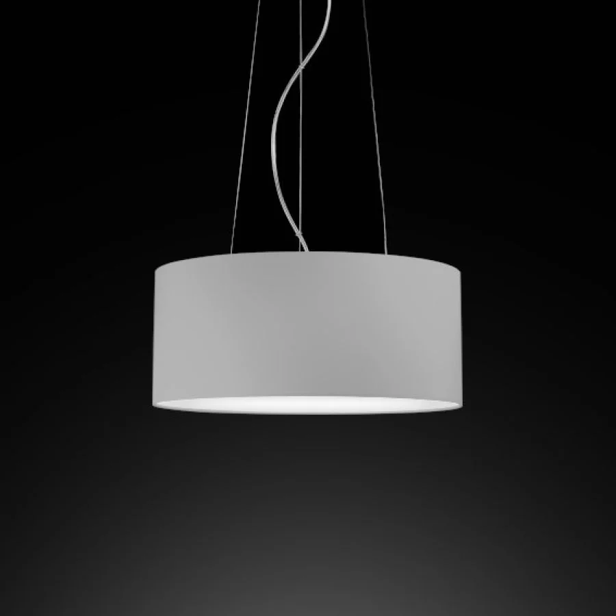 Pendant lamp Pier in light gray Ø:60cm