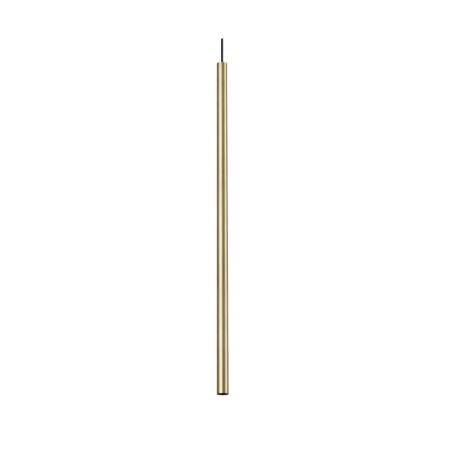Pendellampe in Gold-Messing