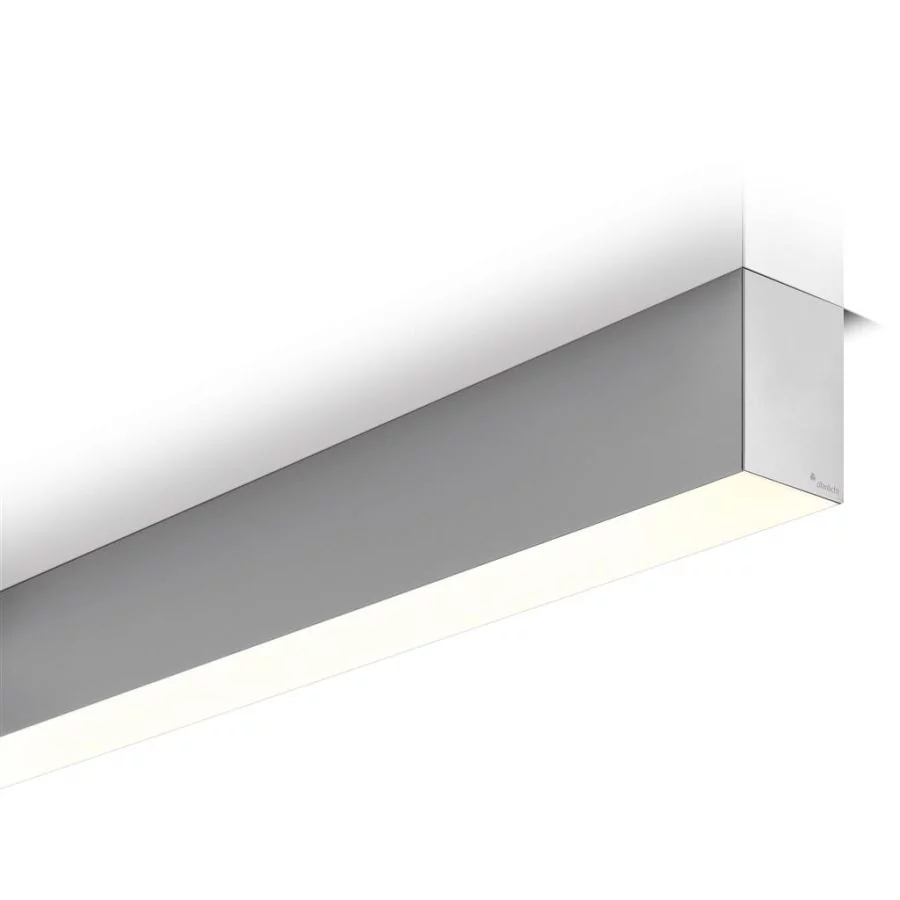 Wasser geschützte LED Deckenleuchte Pure 2 IP54 für Badezimmer in alu-silber