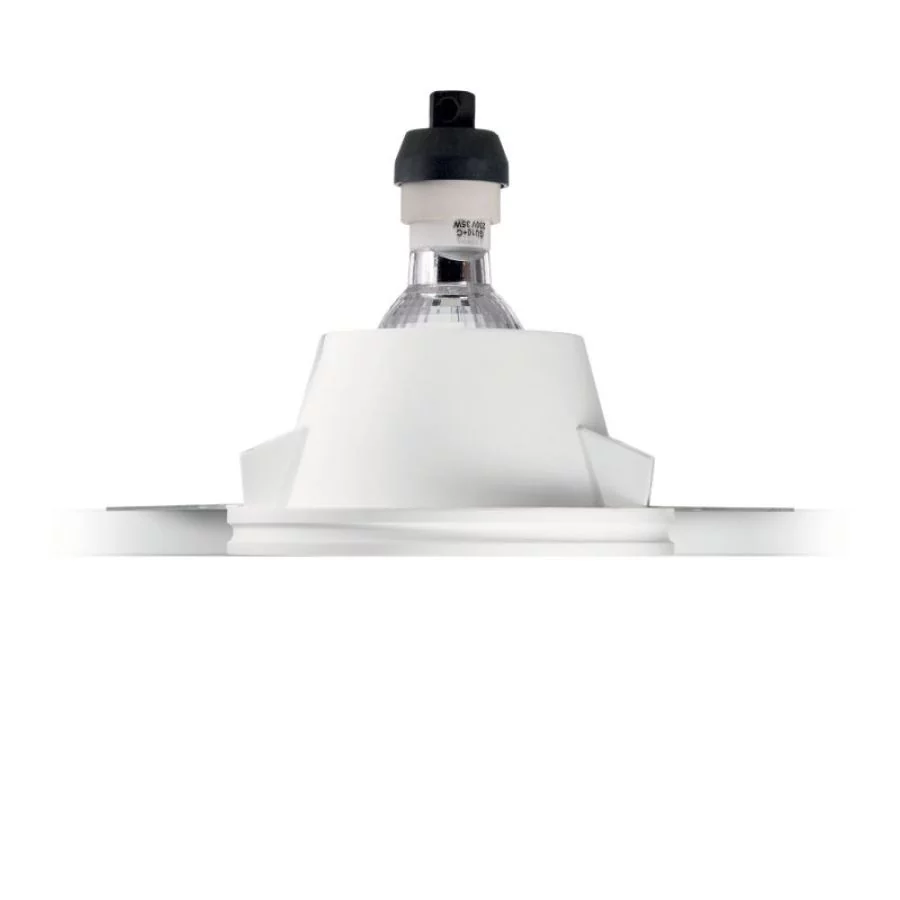 Ideal Lux Samba Square downlight gypsum D70