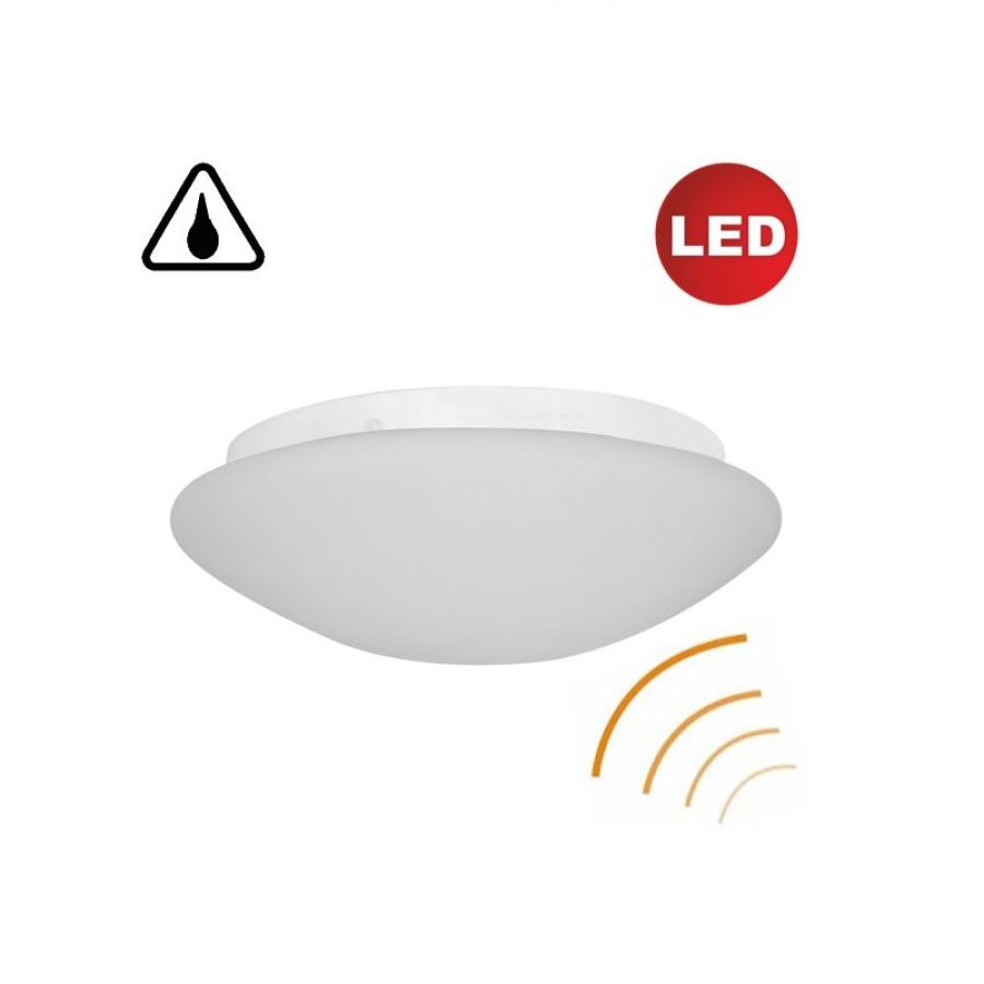 Sensor LED ceiling lamp OL2 15W, IP44