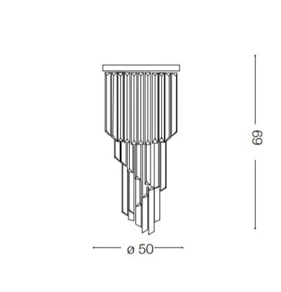 Sketch ceiling lamp Carlton PL12